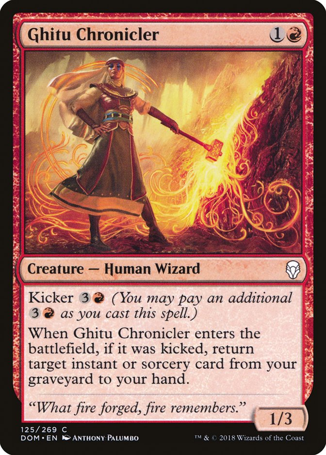 Ghitu Chronicler [Dominaria] (DOM 125)