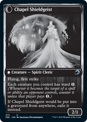 Chaplain of Alms // Chapel Shieldgeist [Innistrad: Double Feature] (DBL 13)