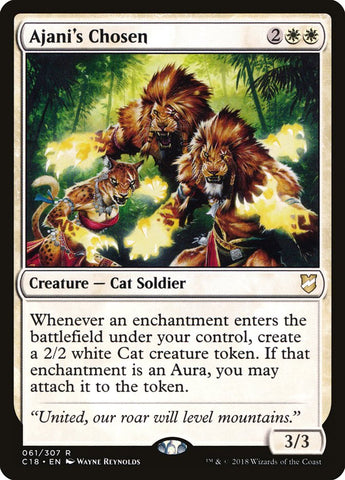 Ajani's Chosen [Commander 2018] (C18 61)