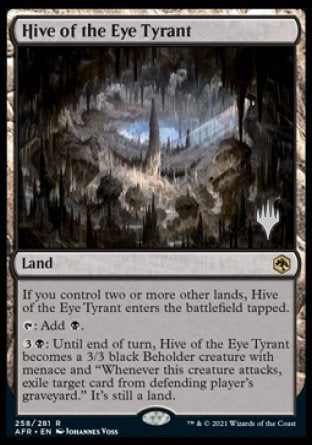 Hive of the Eye Tyrant (Promo Pack) [Dungeons & Dragons: Adventures in the Forgotten Realms Promos] (PAFR 258)