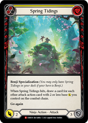 Spring Tidings [EVR039] 1st Edition Rainbow Foil
