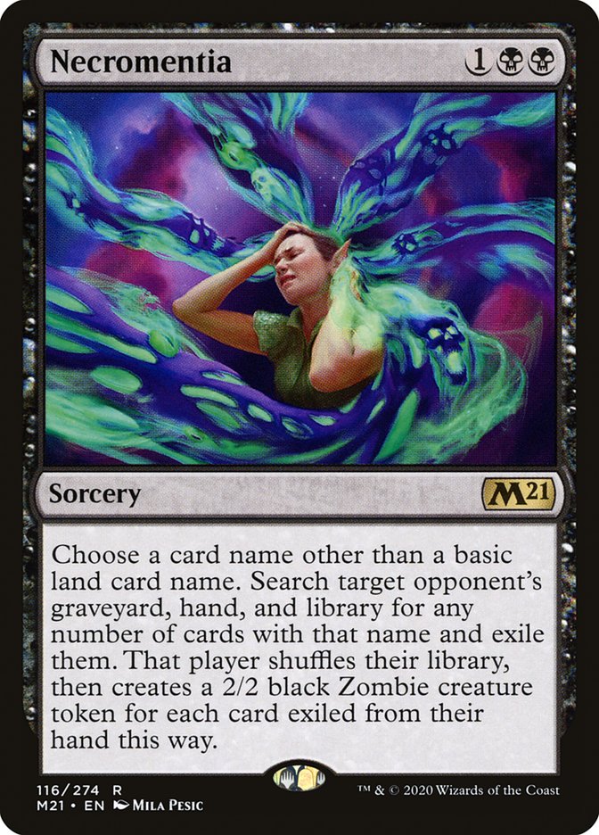 Necromentia [Core Set 2021] (M21 116)