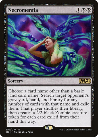 Necromentia [Core Set 2021] (M21 116)