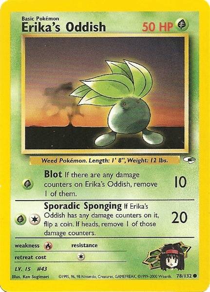 Erika's Oddish (78/132) [Gym Heroes]