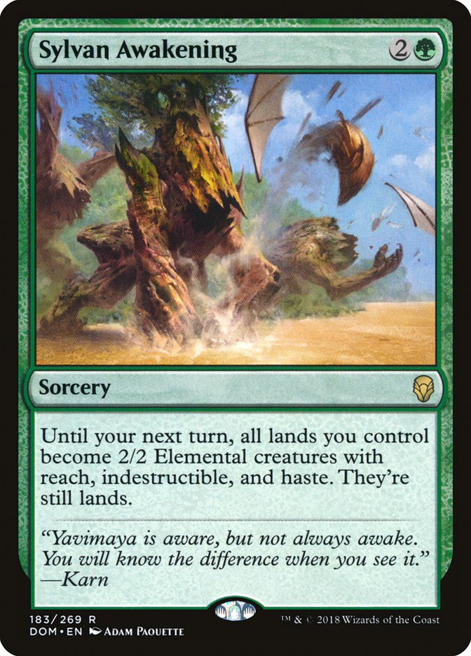 Sylvan Awakening [Dominaria] (DOM 183)