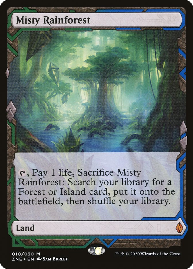 Misty Rainforest [Zendikar Rising Expeditions] (ZNE 10)
