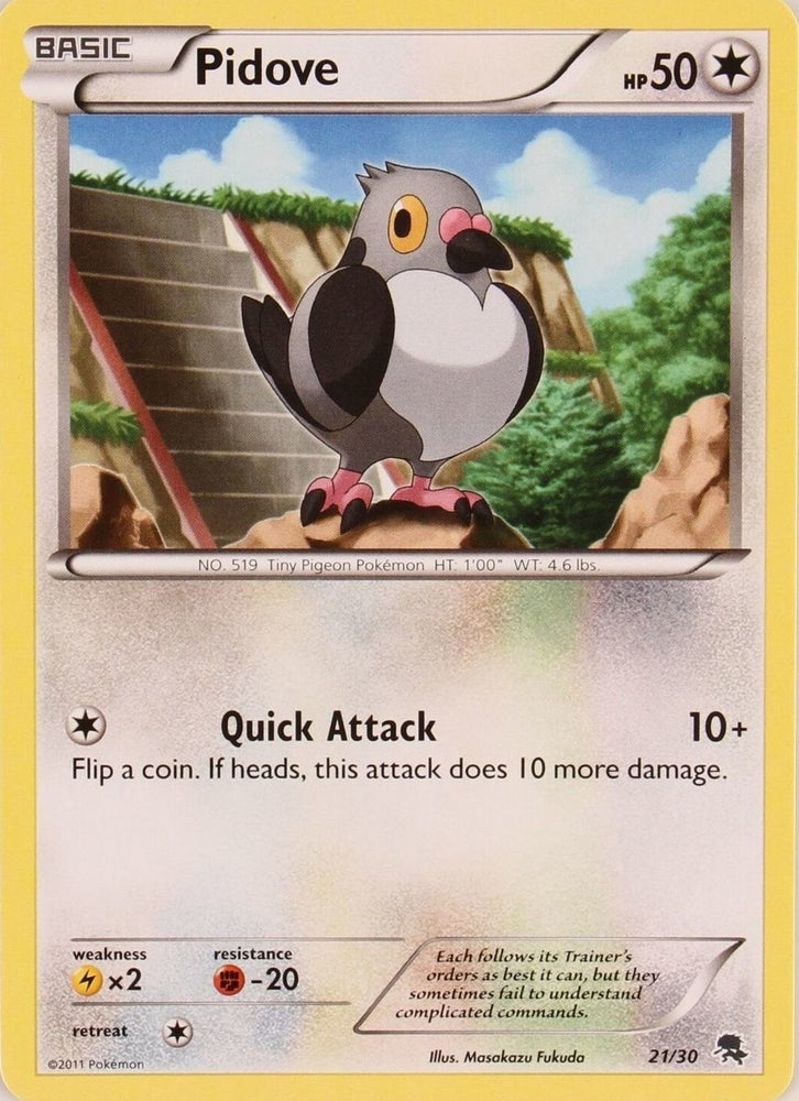 Pidove (21/30) [Black & White: Trainer Kit]