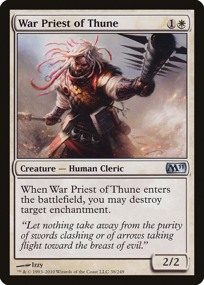 War Priest of Thune [Magic 2011] (M11 38)