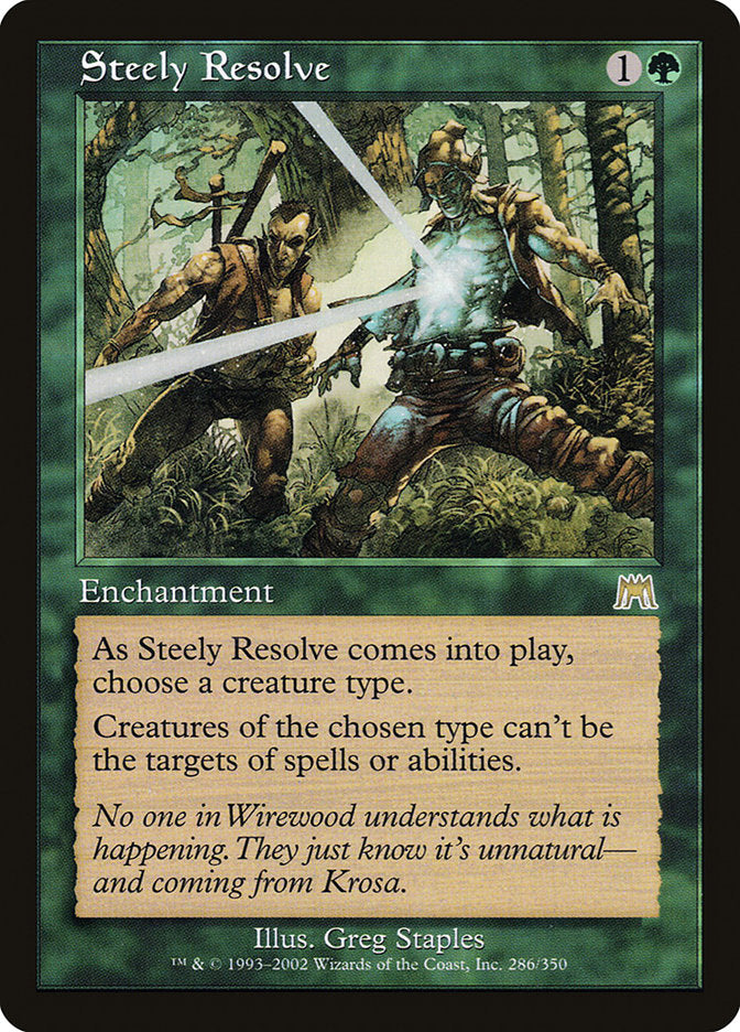 Steely Resolve [Onslaught] (ONS 286)