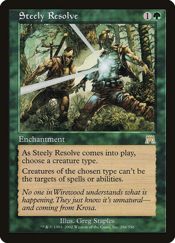 Steely Resolve [Onslaught] (ONS 286)