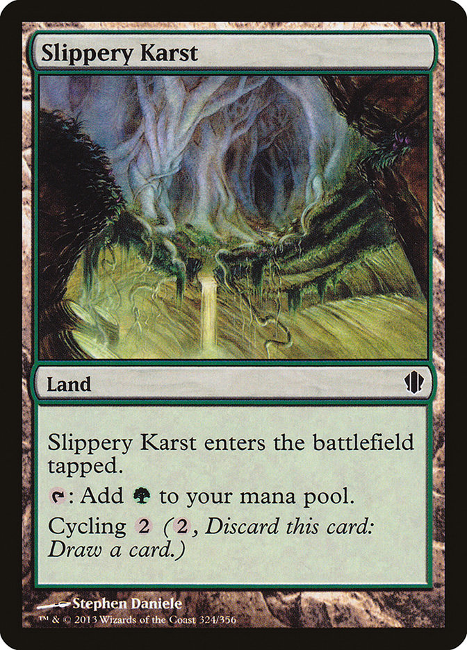 Slippery Karst [Commander 2013] (C13 324)