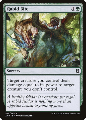 Rabid Bite [Zendikar Rising] (ZNR 199)