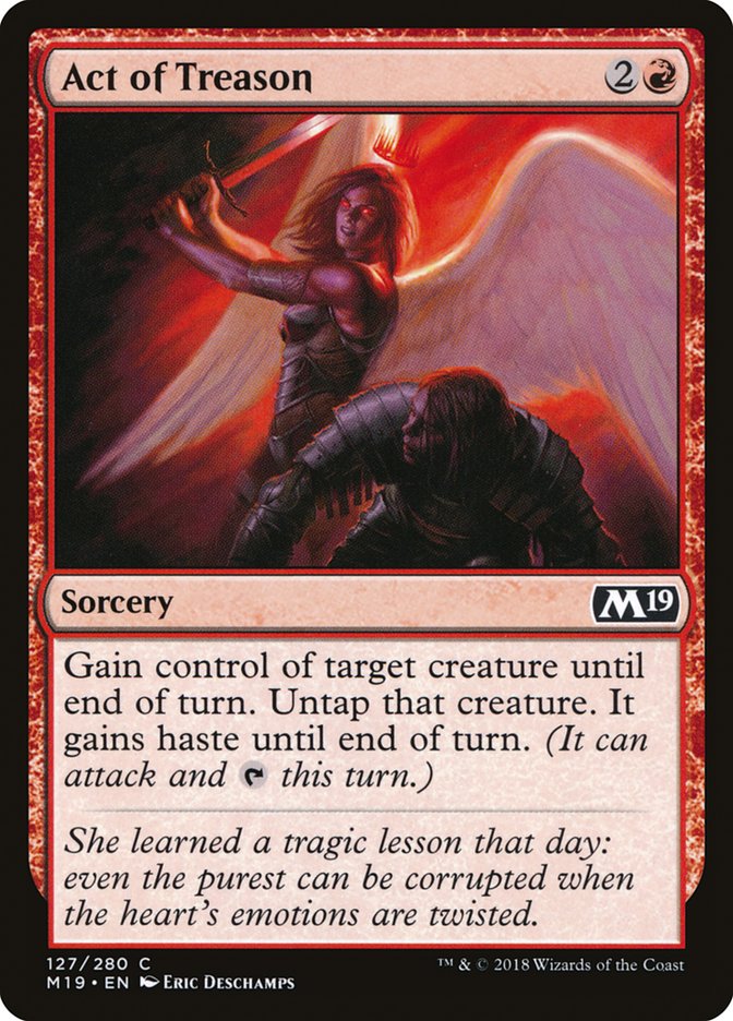 Act of Treason [Core Set 2019] (M19 127)