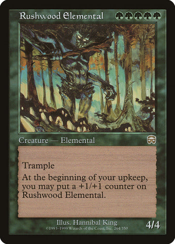 Rushwood Elemental [Mercadian Masques] (MMQ 264)