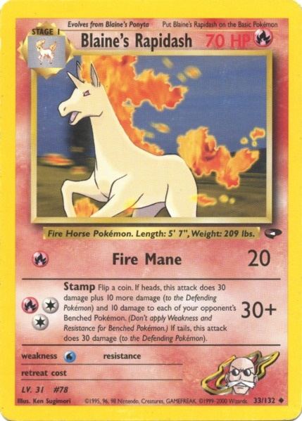 Blaine's Rapidash (33/132) [Gym Challenge]
