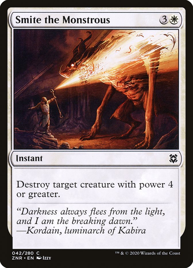 Smite the Monstrous [Zendikar Rising] (ZNR 42)