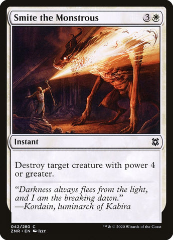 Smite the Monstrous [Zendikar Rising] (ZNR 42)