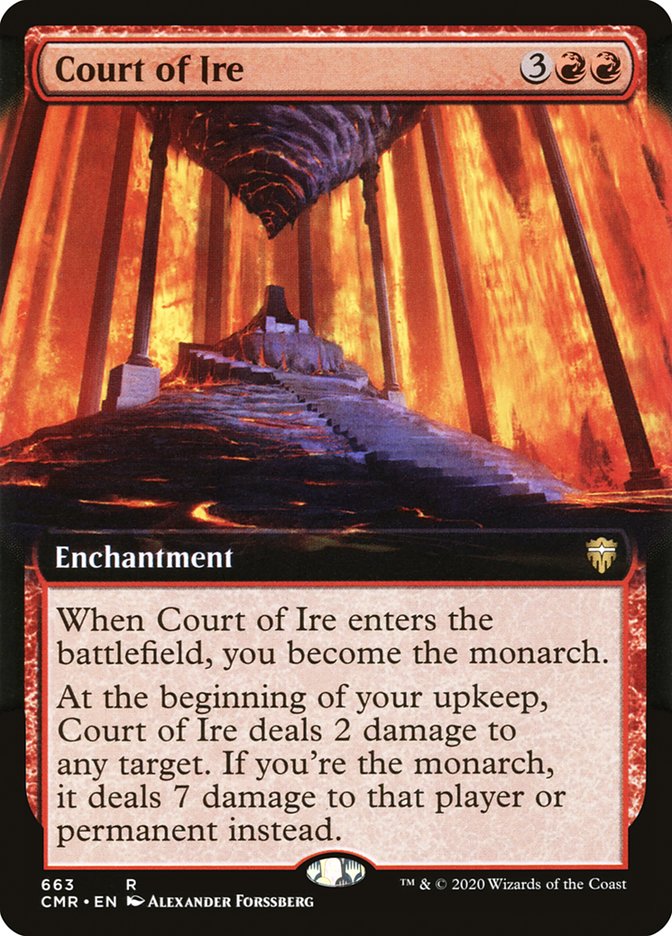Court of Ire (Extended Art) [Commander Legends] (CMR 663)