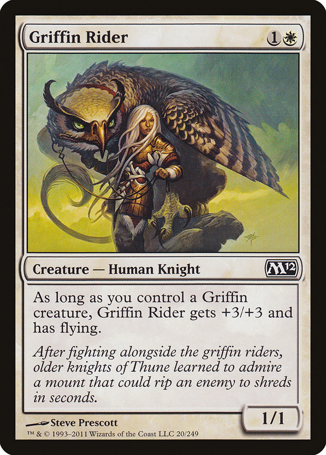 Griffin Rider [Magic 2012] (M12 20)