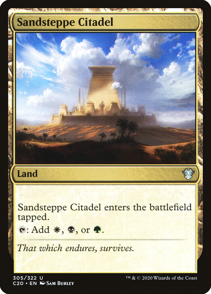 Sandsteppe Citadel [Commander 2020] (C20 305)
