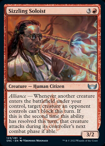 Sizzling Soloist [Streets of New Capenna] (SNC 123)