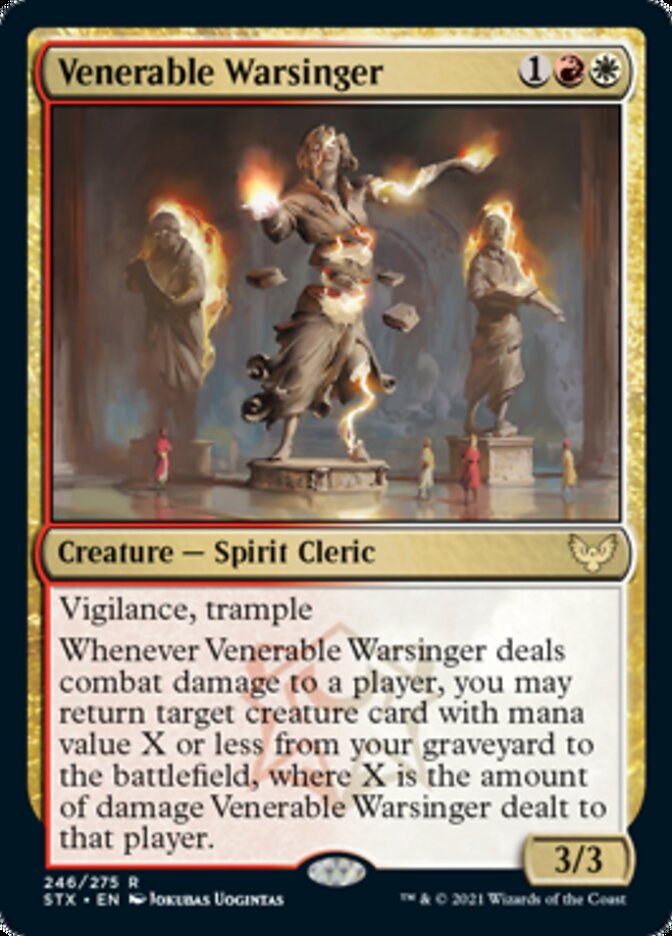 Venerable Warsinger [Strixhaven: School of Mages] (STX 246)