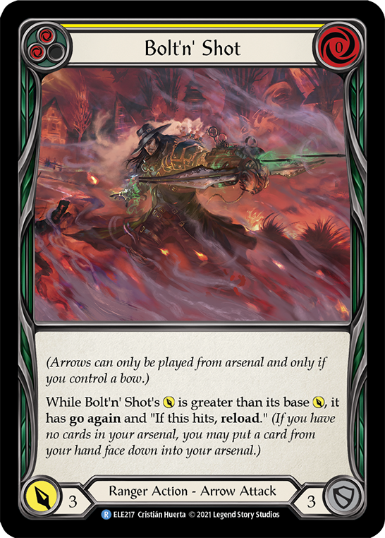 Bolt'n' Shot (Yellow) [ELE217] 1st Edition Normal