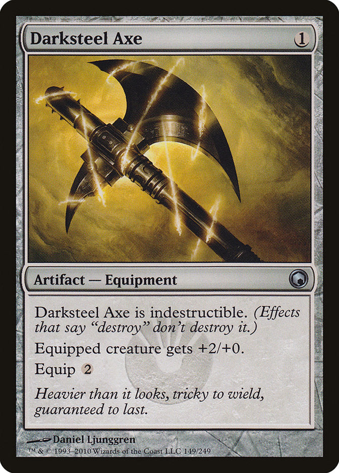 Darksteel Axe [Scars of Mirrodin] (SOM 149)