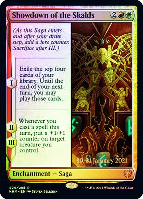Showdown of the Skalds [Kaldheim Prerelease Promos] (PKHM 229)