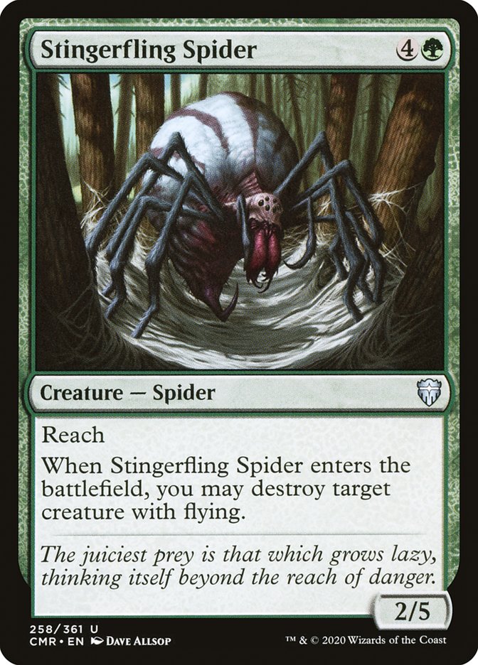 Stingerfling Spider [Commander Legends] (CMR 258)