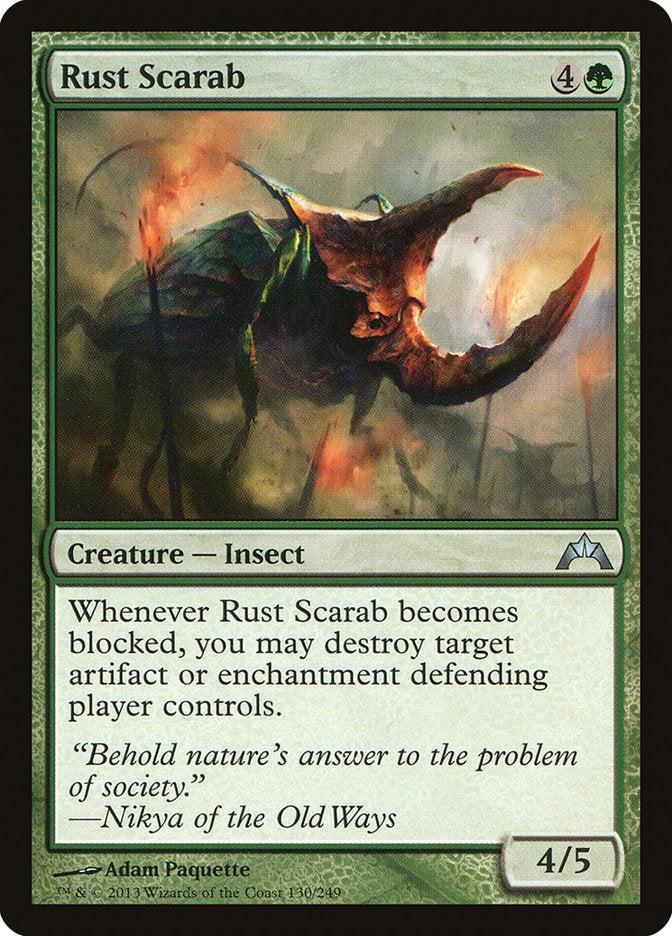 Rust Scarab [Gatecrash] (GTC 130)
