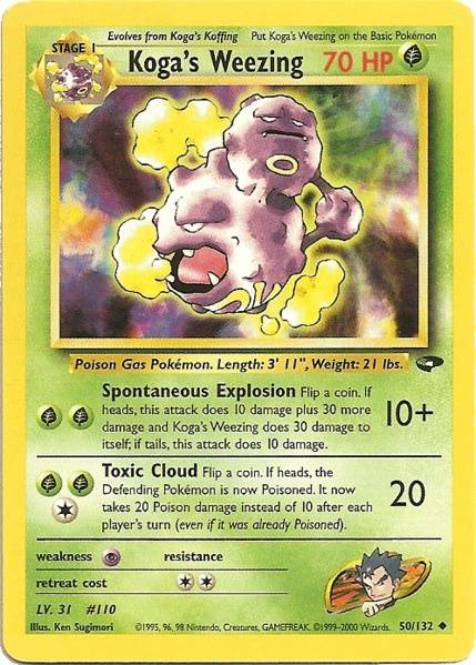 Koga's Weezing (50/132) [Gym Challenge]