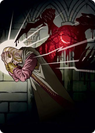 Agonizing Remorse Art Card [Strixhaven: School of Mages Art Series] (ASTX 70)