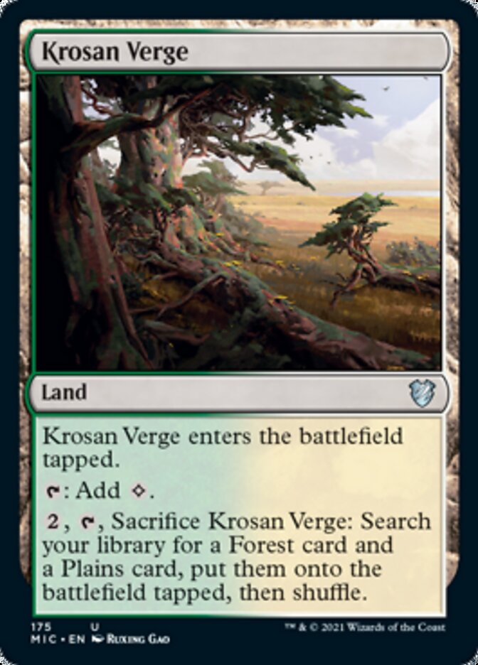 Krosan Verge [Innistrad: Midnight Hunt Commander] (MIC 175)