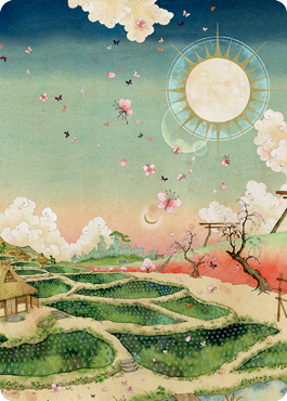 Plains 1 Art Card [Kamigawa: Neon Dynasty Art Series] (ANEO 79)