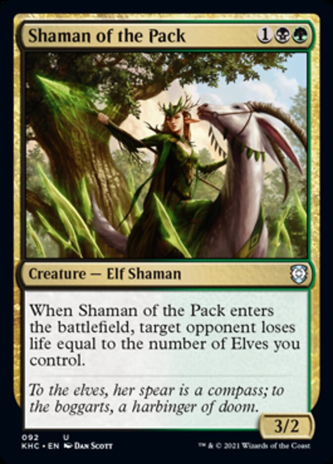 Shaman of the Pack [Kaldheim Commander] (KHC 92)