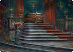 Edgar Markov's Coffin Art Card [Innistrad: Crimson Vow Art Series] (AVOW 60)