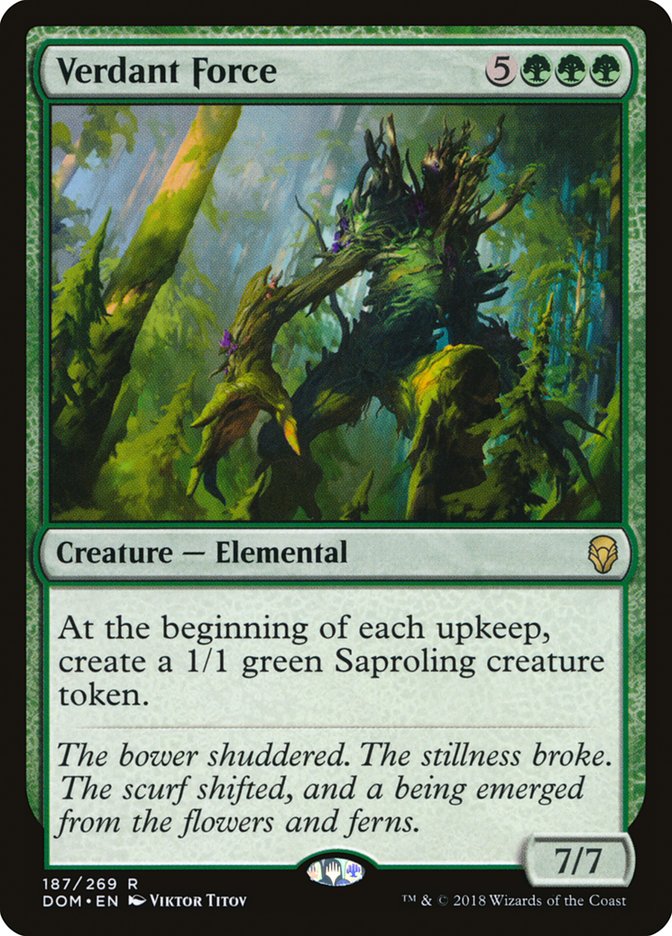 Verdant Force [Dominaria] (DOM 187)