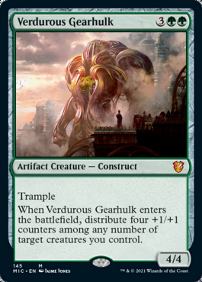 Verdurous Gearhulk [Innistrad: Midnight Hunt Commander] (MIC 145)