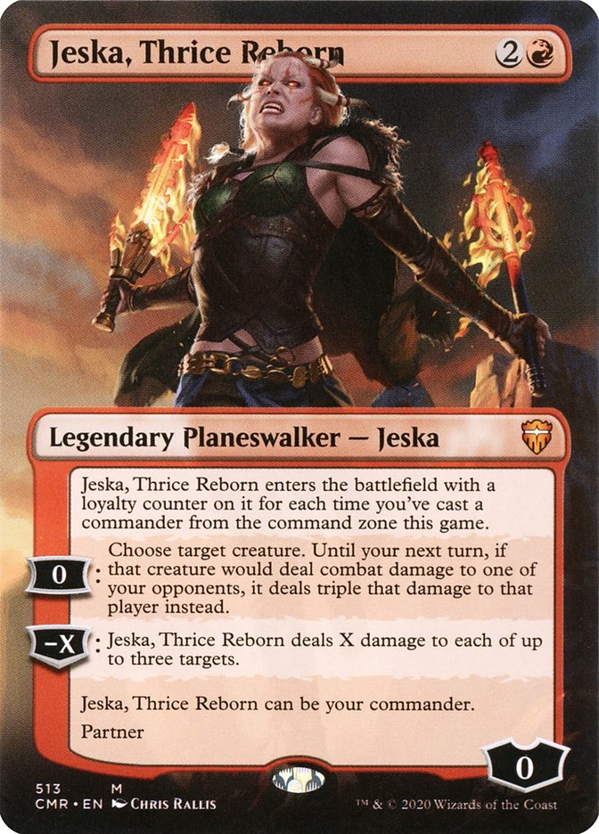 Jeska, Thrice Reborn (Borderless) [Commander Legends] (CMR 513)