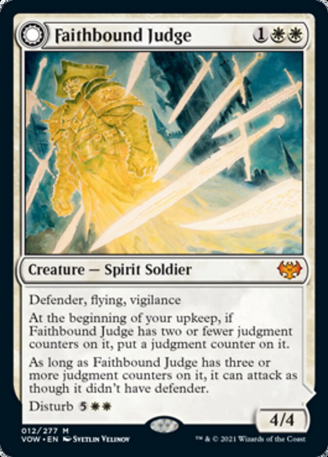 Faithbound Judge // Sinner's Judgment [Innistrad: Crimson Vow] (VOW 12)