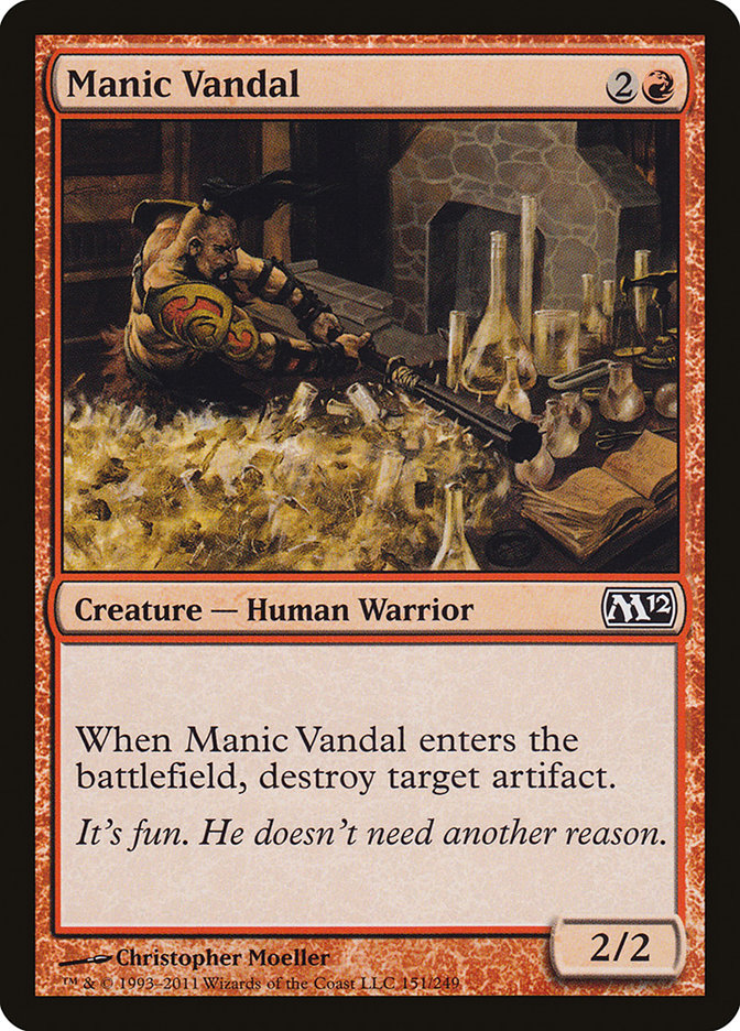 Manic Vandal [Magic 2012] (M12 151)