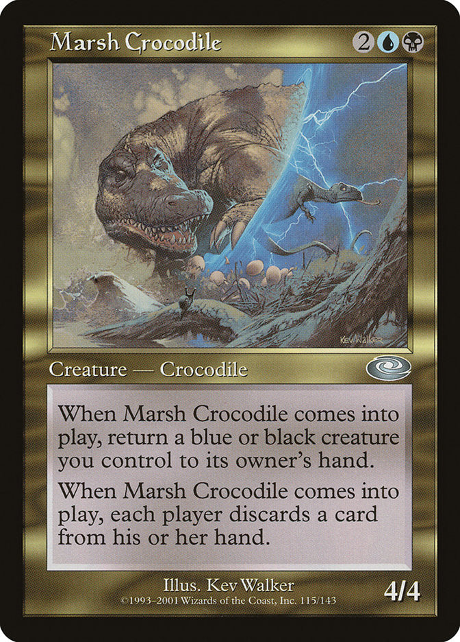 Marsh Crocodile [Planeshift] (PLS 115)