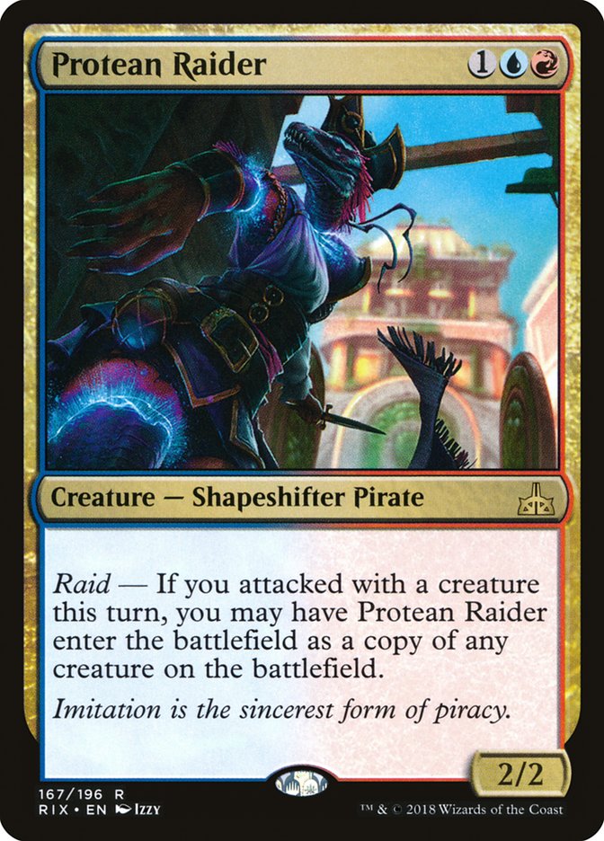 Protean Raider [Rivals of Ixalan] (RIX 167)