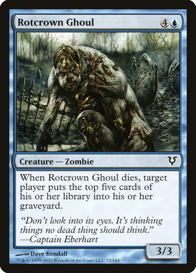 Rotcrown Ghoul [Avacyn Restored] (AVR 72)