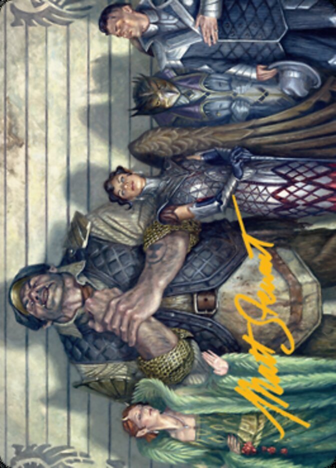 Rogues' Gallery Art Card (Gold-Stamped Signature) [Streets of New Capenna Art Series] (ASNC 17)