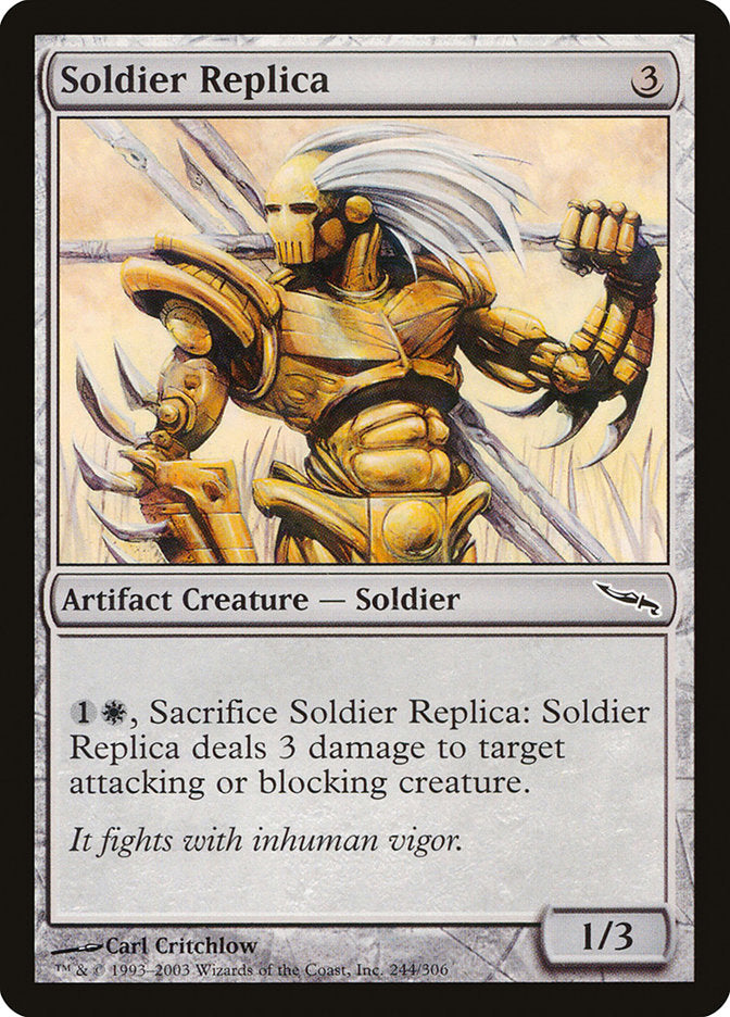 Soldier Replica [Mirrodin] (MRD 244)