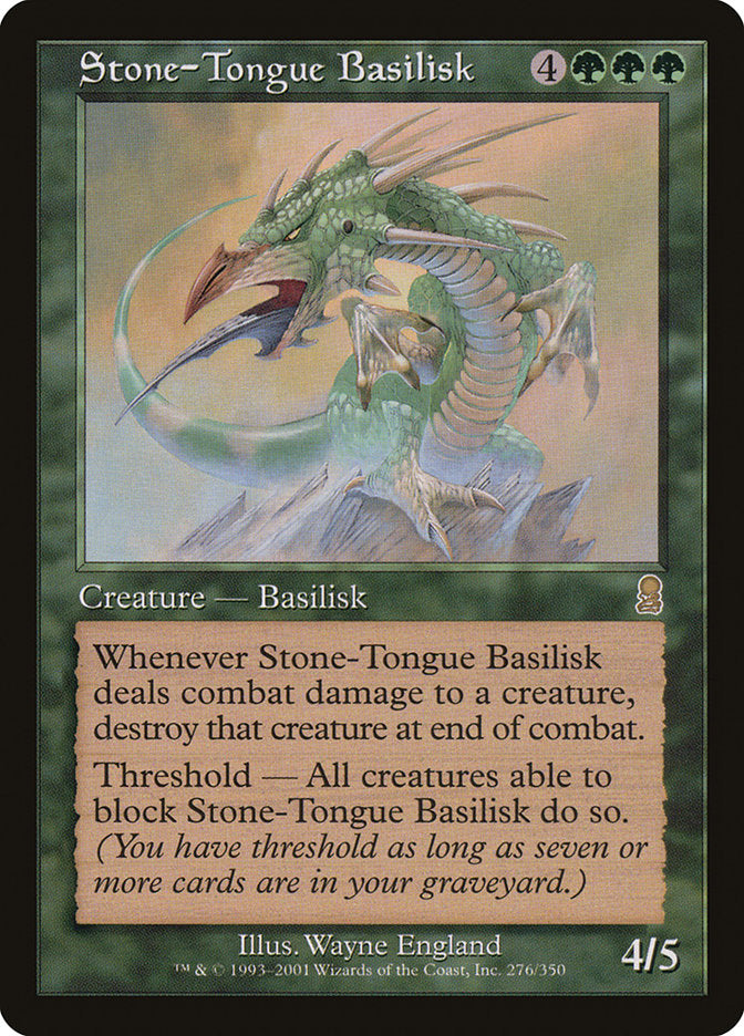 Stone-Tongue Basilisk [Odyssey] (ODY 276)