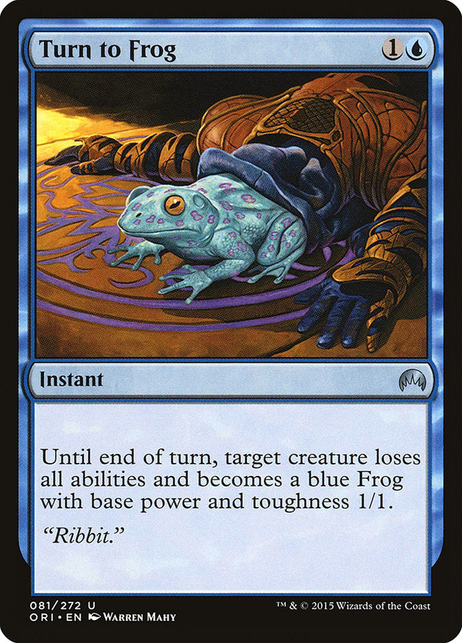 Turn to Frog [Magic Origins] (ORI 81)