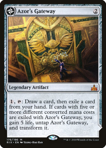 Azor's Gateway // Sanctum of the Sun [Rivals of Ixalan] (RIX 176)